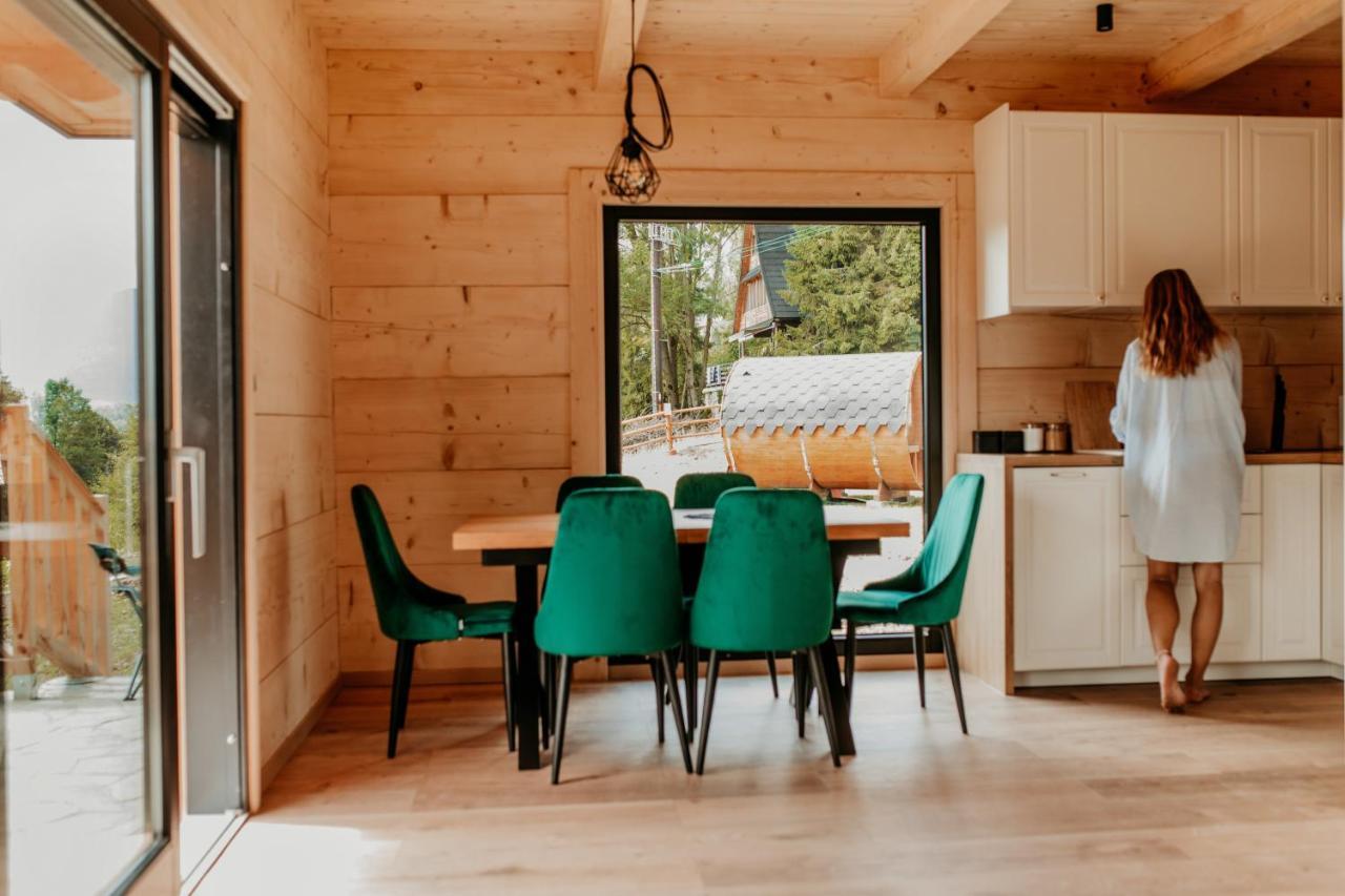 Babiogorska Chata - Dom Z Bali Z Jacuzzi I Sauna Zawoja Extérieur photo