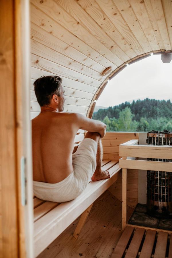 Babiogorska Chata - Dom Z Bali Z Jacuzzi I Sauna Zawoja Extérieur photo