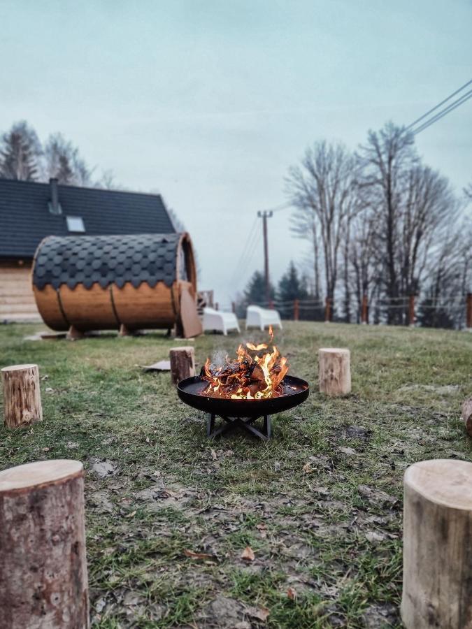 Babiogorska Chata - Dom Z Bali Z Jacuzzi I Sauna Zawoja Extérieur photo